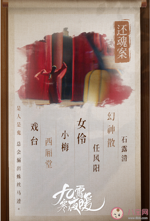 《九霄寒夜暖》人物关系图 《九霄寒夜暖》有几个案子结局是什么