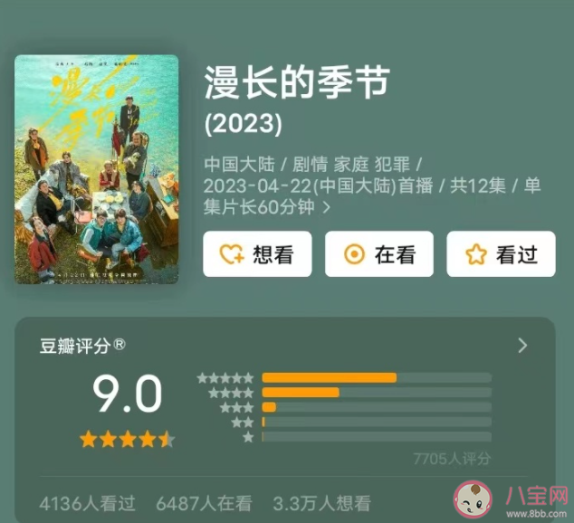 《漫长的季节》开播评分高达9.1 《漫长的季节》好看吗