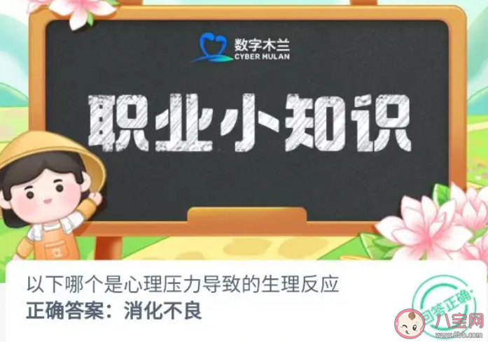 以下哪个是心理压力导致的生理反应 蚂蚁新村6月13日答案